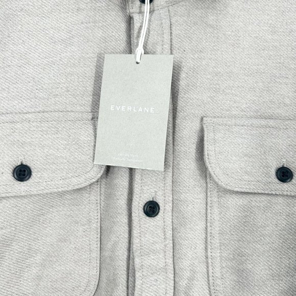 NWT Everlane The ReNew Fleece-Lined Heavyweight Overshirt - Picture 6 of 8